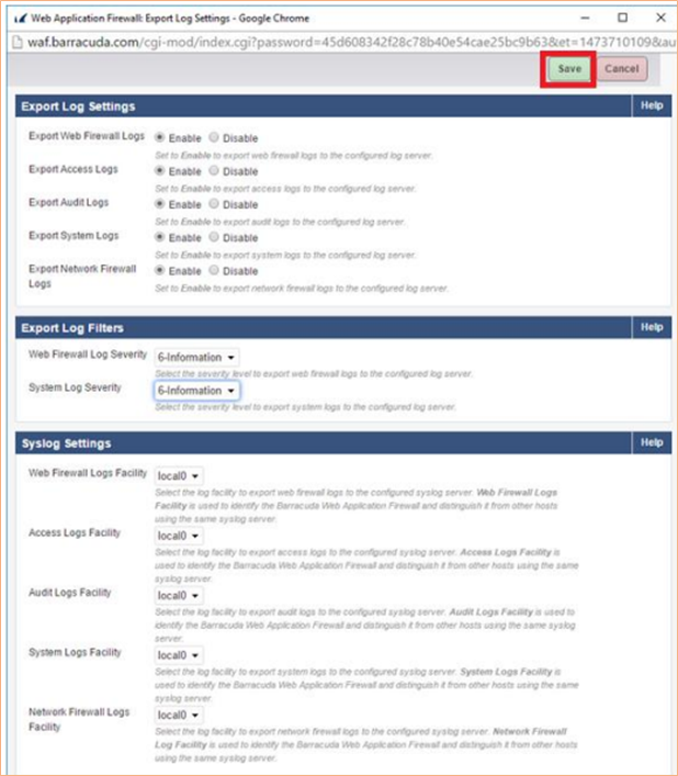 Web application firewall configuration overview