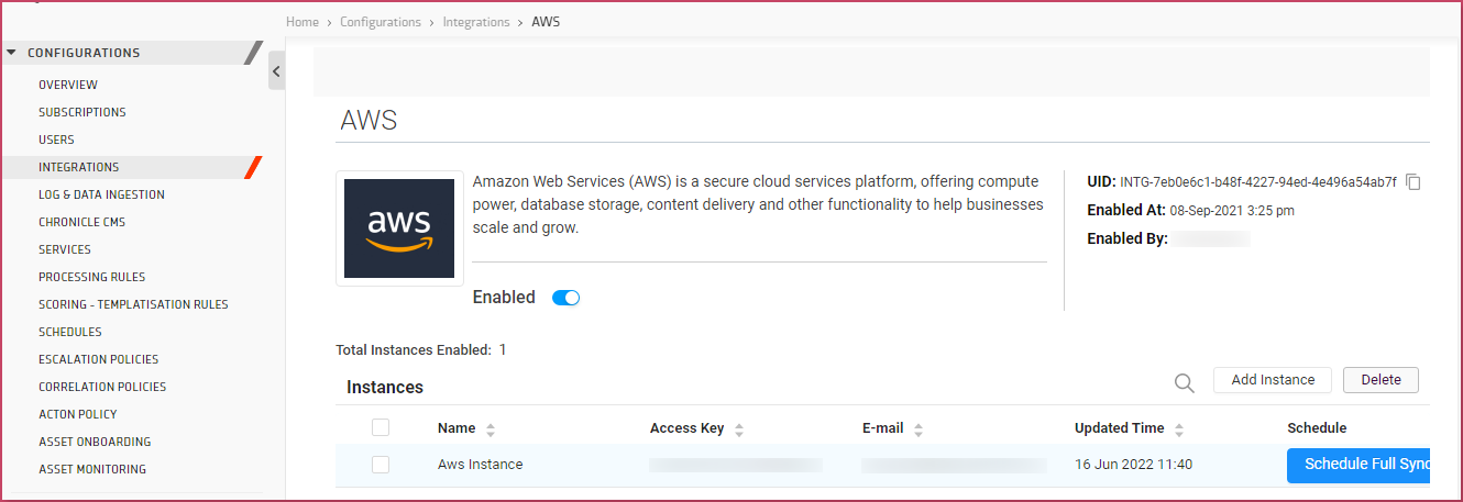 AWS Integration Guide – Netenrich
